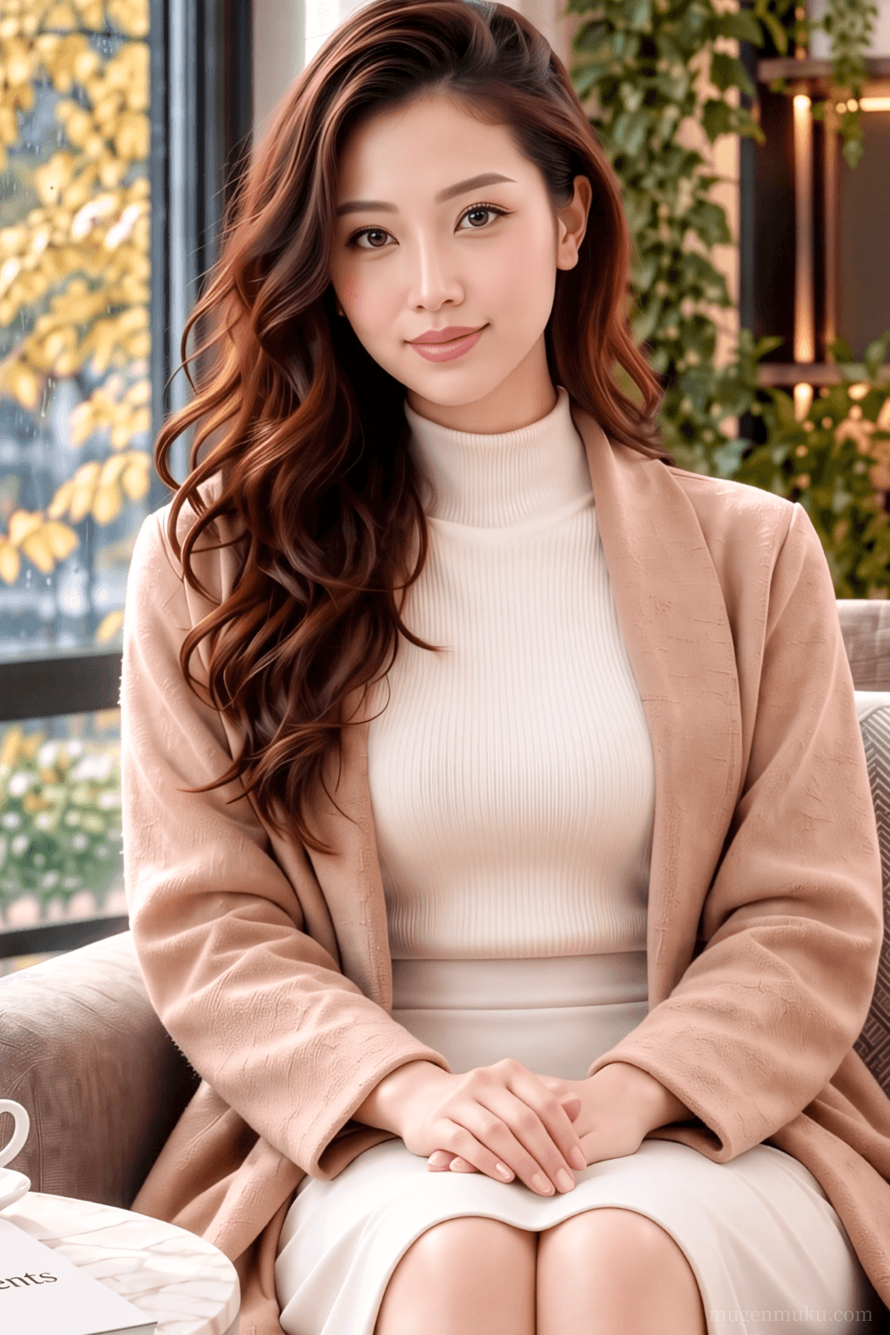 夢幻無垢のAIタレント、マリちゃんのポートレート