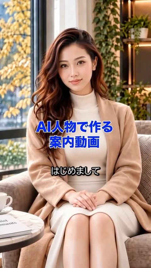 マリちゃんが話す案内動画の自主制作サンプル